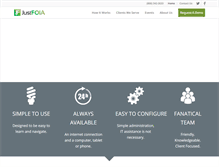 Tablet Screenshot of justfoia.com